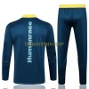 Arsenal Sweatshirts Anzüge Suit Quarter-zip 2022-23 Blau Gelb Für Kinder